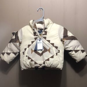 3T polo Ralph Lauren puffer jacket.